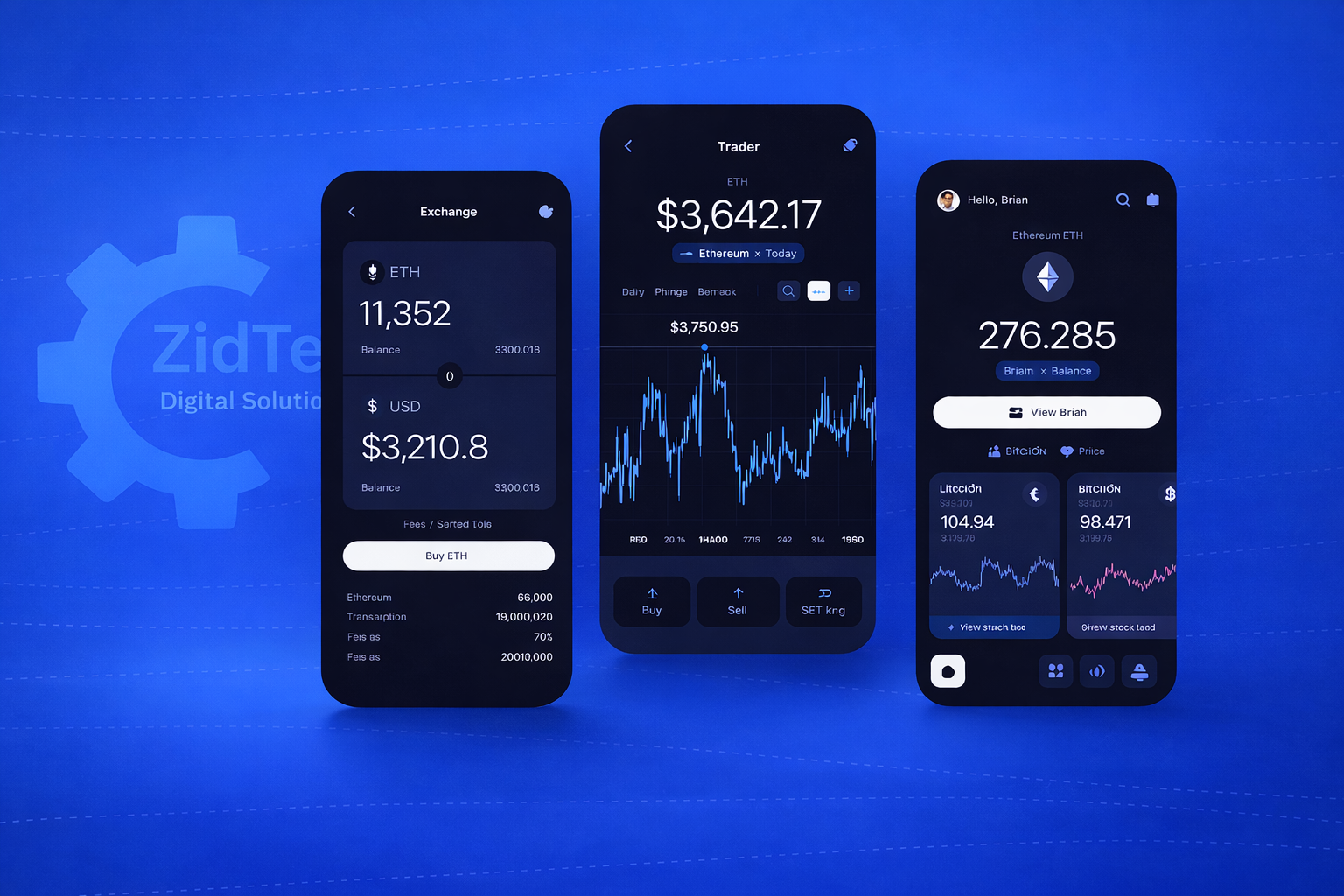 Crypto Trading App UI